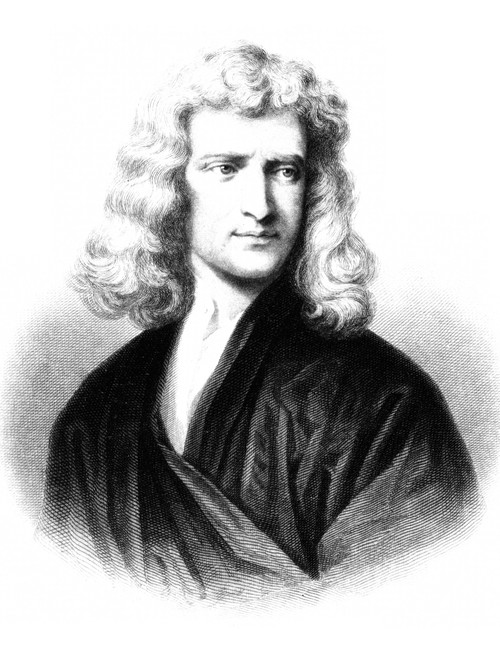 Sir Isaac Newton 1643 1727 Nenglish Physicist And Mathematician Line And Stipple Engraving 0210