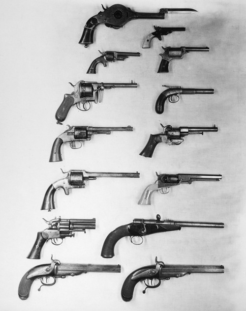Pistols And Revolvers. /Na Selection Of Handguns. Poster Print by Granger Collection - Item # VARGRC0102077