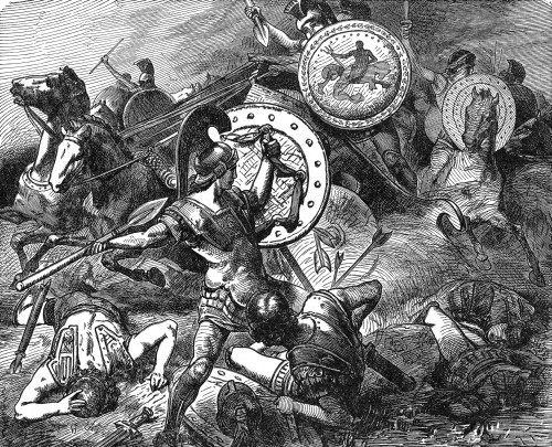 Athenians And Spartans. /Nwood Engraving, 19Th Century. Poster Print by Granger Collection - Item # VARGRC0016928 Athenians And Spartans. /Nwood Engraving, 19Th Century. Poster Print by Granger Collection - Item # VARGRC0016928