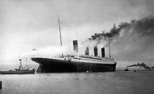 The 'Titanic,' 1912. /Nthe White Star Liner 'Titanic' Photographed Just Before Leaving Southampton, England, On Her Maiden Voyage On April 10, 1912. Poster Print by Granger Collection - Item # VARGRC0046018