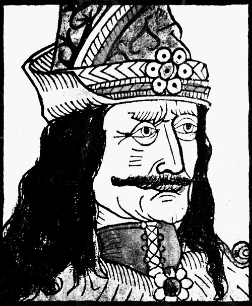 Vlad Iii (1431-1477). /Nknown As Vlad The Impaler. Prince Of Wallachia. German Woodcut, 15Th Century. Poster Print by Granger Collection - Item # VARGRC0071632