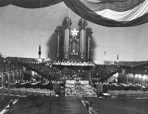 Mormon Tabernacle, C1900. /Nthe Interior Or The Mormon Tabernacle In Salt Lake City, Utah. Photographed C1900. Poster Print by Granger Collection - Item # VARGRC0031275