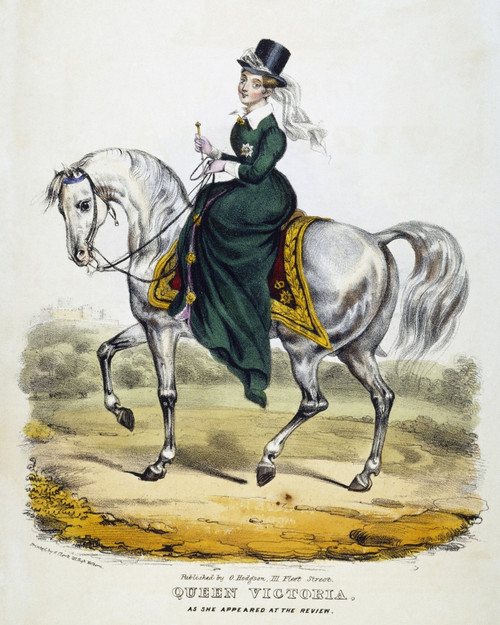 Victoria Of England, C1837. /Nqueen Victoria (1819-1901) At The Beginning Of Her Reign. English Lithograph, C1837. Poster Print by Granger Collection - Item # VARGRC0010848