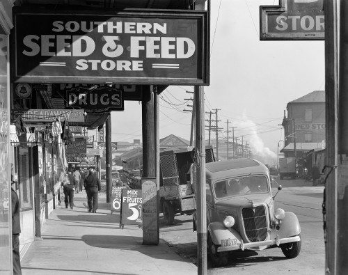 New Orleans: Waterfront, 1935. /Na French Market Street Scene At The Waterfront In New Orleans, Louisiana. Photograph By Walker Evans In December 1935. Poster Print by Granger Collection - Item # VARGRC0120475