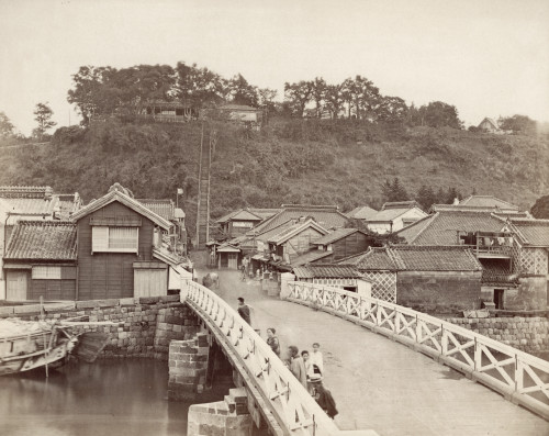 Japan: Yokohama, 1880S. /N'One Hundred Steps' At Yokohama, Japan. Photographed, C1880. Poster Print by Granger Collection - Item # VARGRC0072093