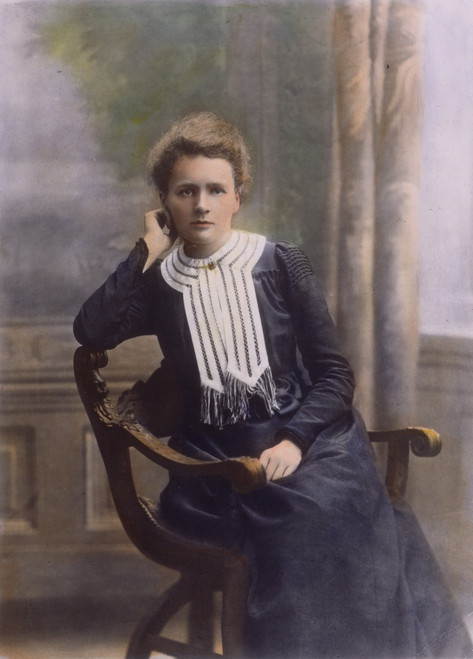 Marie Curie (1867-1934). /Nmarie Sklodowska Curie. French (Polish-Born) Chemist. Oil Over A Photograph. Poster Print by Granger Collection - Item # VARGRC0041141