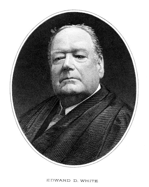 Edward Douglass White /N(1845-1921). American Jurist. Steel Engraving, C1910. Poster Print by Granger Collection - Item # VARGRC0000890