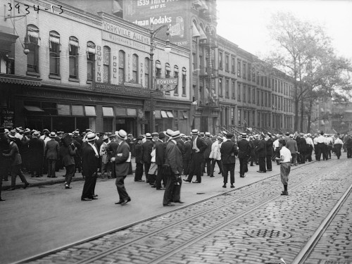 Streetcar Strike, C1915. /Nstriking Streetcar Workers In New York City. Photograph, C1915. Poster Print by Granger Collection - Item # VARGRC0326671