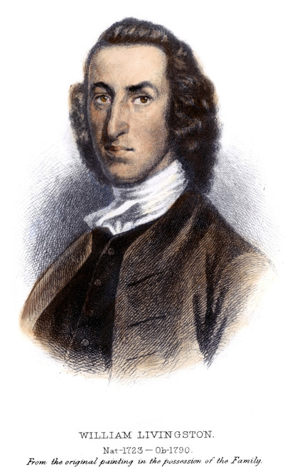 William Livingston /N(1723-1790). American Lawyer And Revolutionary Statesman. Etching, 1888, By Albert Rosenthal. Poster Print by Granger Collection - Item # VARGRC0080464