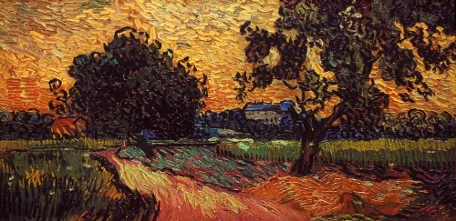 Van Gogh: Castle, 1890. /Nvincent Van Gogh: The Castle At Auvers. Oil On Canvas, 1890. Poster Print by Granger Collection - Item # VARGRC0041442