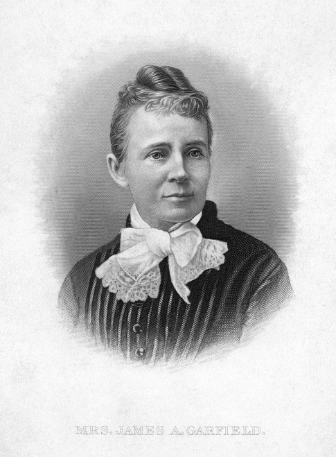 Lucretia Garfield (1832-1918). /Nwife Of President James A. Garfield. Mezzotint, American, C1881. Poster Print by Granger Collection - Item # VARGRC0260133