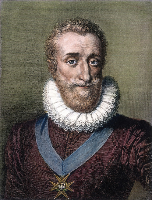 Henry Iv (1553-1610). /Nking Of France, 1589-1610. Steel Engraving, French, 19Th Century. Poster Print by Granger Collection - Item # VARGRC0041467