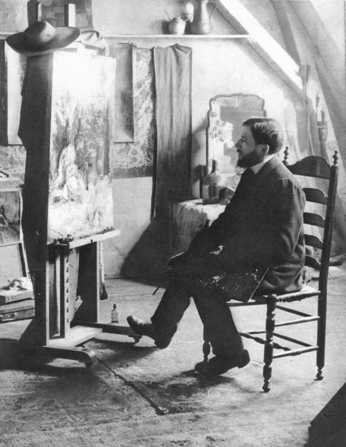 Piet Mondrian (1872-1944). /Ndutch Painter. Photographed In His Studio C1905. Poster Print by Granger Collection - Item # VARGRC0043780 Piet Mondrian (1872-1944). /Ndutch Painter. Photographed In His Studio C1905. Poster Print by Granger Collection - Item # VARGRC0043780
