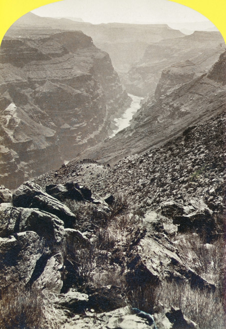 Grand Canyon, 1873. /Na View Of The Grand Canyon In Arizona From The Foot Of Toroweap Valley. Stereograph, 1873, By John K. Hillers. Poster Print by Granger Collection - Item # VARGRC0128878