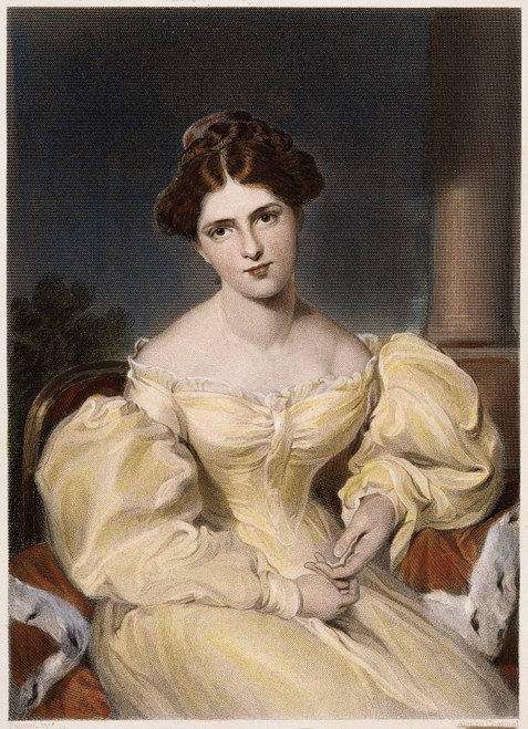 Frances Anne 'Fanny' Kemble /N(1809-1893). English Actress. Stipple Engraving, 1873, After A Painting By Sir Thomas Lawrence. Poster Print by Granger Collection - Item # VARGRC0050483