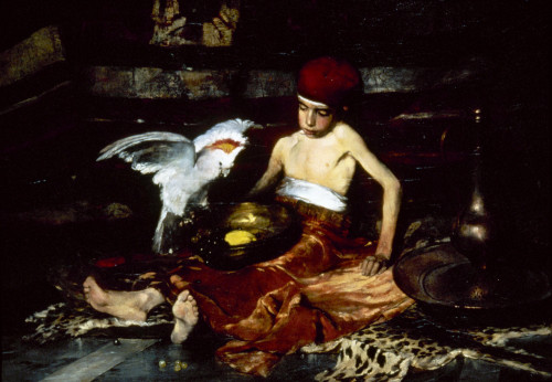 Duveneck: Turkish, 1876. /Nfrank Duveneck: The Turkish Page. Oil On Canvas, 1876. Poster Print by Granger Collection - Item # VARGRC0047710