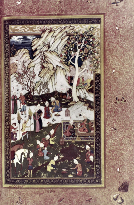 Persian Miniature, /Nearly 16Th Century. A Country Scene. Poster Print by Granger Collection - Item # VARGRC0021802 Persian Miniature, /Nearly 16Th Century. A Country Scene. Poster Print by Granger Collection - Item # VARGRC0021802