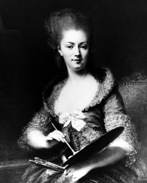 Rosalie Filleul (1753-1794). /Nanne Rosalie Filleul, N_E Bocquet. French Painter. Self-Portrait. Poster Print by Granger Collection - Item # VARGRC0109078