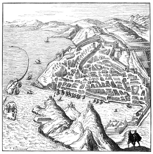 Marseilles, 16Th Century. /Nmarseilles And Its Harbor: After A 16Th Century Engraving. Poster Print by Granger Collection - Item # VARGRC0068368