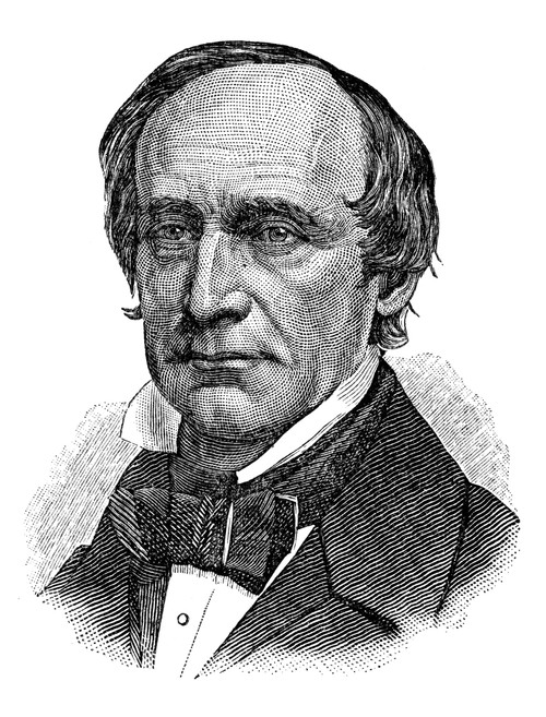 Caleb Cushing (1800-1879). /Namerican Lawyer And Diplomat. Wood Engraving, 19Th Century. Poster Print by Granger Collection - Item # VARGRC0068656