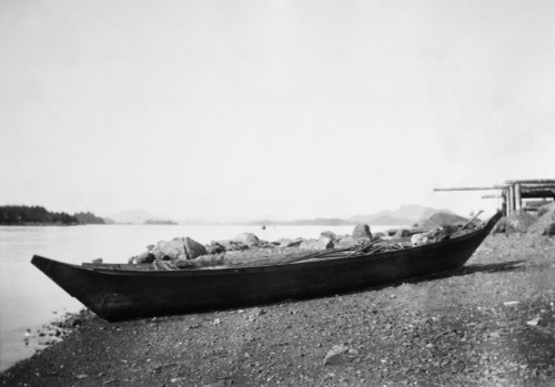 Alaska: Dugout Canoe, 1905. /Na Tlingit Dugout Canoe On The Shore At Sitka, Alaska. Photographed In 1905. Poster Print by Granger Collection - Item # VARGRC0173037