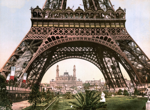 Paris: Eiffel Tower, C1900. /Na View Of The Eiffel Tower And The Trocadero During The Exposition Universelle Of 1900 In Paris, France. Photochrome, C1900. Poster Print by Granger Collection - Item # VARGRC0264437