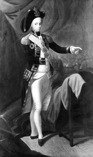 Horatio Nelson (1758-1805). /Nviscount Nelson. British Naval Officer. Oil On Canvas By Lorenzo Acquarone After Leonardo Guzzardi, C1800. Poster Print by Granger Collection - Item # VARGRC0016848