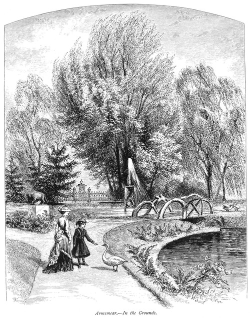 Hartford: Arsmear Grounds. /Nthe Grounds Of 'Armsmear,' The Samuel Colt Mansion At Hartford, Connecticut. Wood Engraving, C1876. Poster Print by Granger Collection - Item # VARGRC0079425