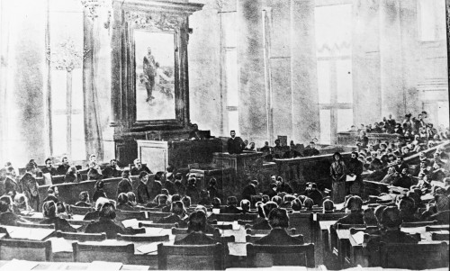 Russia: Duma, 1917. /Nthe Russian Duma In Session After The Start Of The First Russian Revolution. Illustration, 17 March 1917. Poster Print by Granger Collection - Item # VARGRC0113461