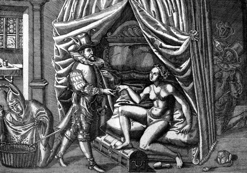 Chastity Belt. /Ngerman Copper Engraving, 18Th Century, On The Use Of The Chastity Belt. Poster Print by Granger Collection - Item # VARGRC0036589