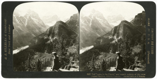 Canada: Rocky Mountains. /Nview Of The Rocky Mountains In Alberta, Canada. Stereograph, 1908. Poster Print by Granger Collection - Item # VARGRC0350192