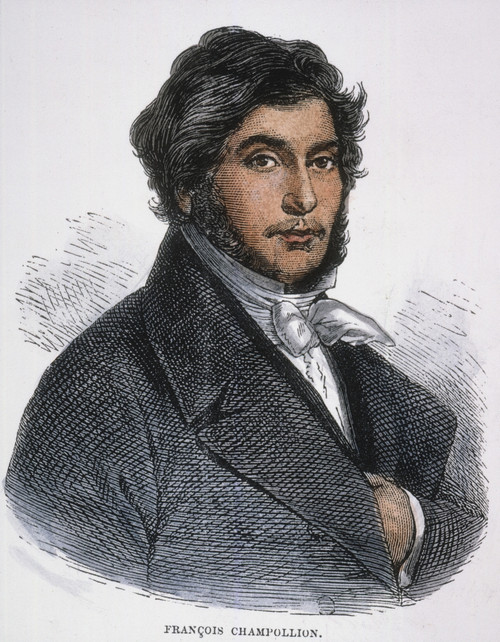 Jean-Francois Champollion /N(1790-1832). French Egyptologist. Line Engraving, 19Th Century, After A Painting, 1831, By Leon Cogniet. Poster Print by Granger Collection - Item # VARGRC0054704