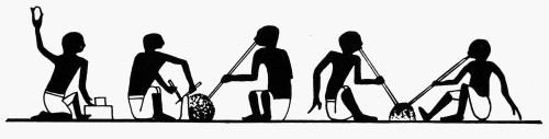 Egypt: Metalworker. /Negyptian Metalworkers. Drawing After A Tomb Painting C2000 B.C. Poster Print by Granger Collection - Item # VARGRC0078422
