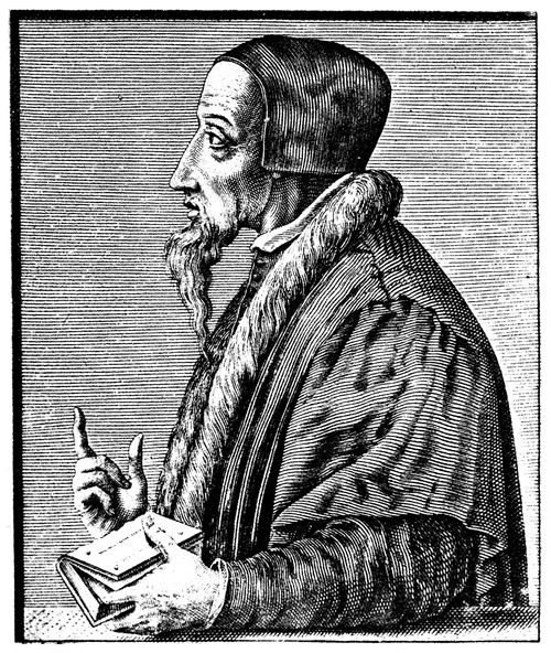 John Calvin (1509-1564). /Nfrench Theologian And Reformer. Line Engraving, 16Th Century. Poster Print by Granger Collection - Item # VARGRC0003944