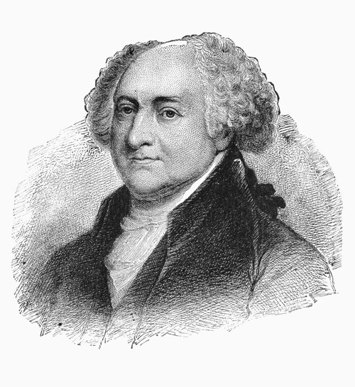 John Adams (1735-1826). /Nsecond President Of The United States. Line Engraving, 19Th Century. Poster Print by Granger Collection - Item # VARGRC0089770