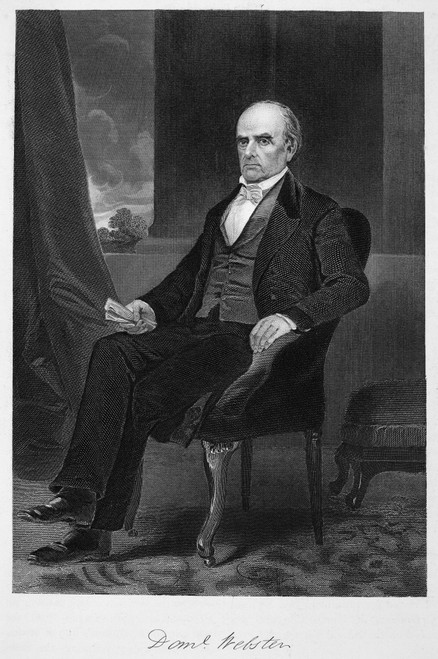 Daniel Webster (1782-1852). /Namerican Lawyer And Statesman. Steel Engraving, 1861. Poster Print by Granger Collection - Item # VARGRC0071809