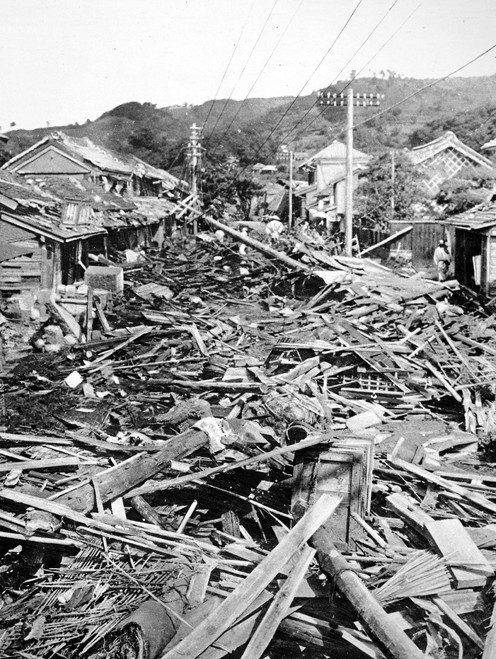Yokohama Earthquake, 1923. /Na Suburb Of Yokohama, Japan, Following The Great Earthquake Of 1 September 1923. Poster Print by Granger Collection - Item # VARGRC0006803