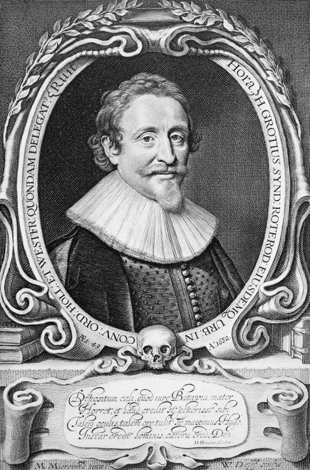 Hugo Grotius (1583-1645). /Ndutch Jurist And Statesman. At Age 49. Line Engraving, 1632. Poster Print by Granger Collection - Item # VARGRC0046513