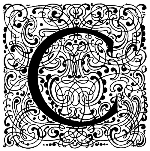 Decorative Initial, 1710. /Nengraving, German, 1710. Poster Print by Granger Collection - Item # VARGRC0408897