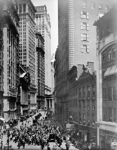 Nyc: Broad Street, C1916. /Ncurb Exchange Trading On Broad Street In New York City. Photograph, C1916. Poster Print by Granger Collection - Item # VARGRC0326484