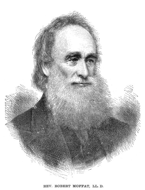 Robert Moffat (1795-1883). /Nscottish Missionary In South Africa. Wood Engraving, 19Th Century. Poster Print by Granger Collection - Item # VARGRC0028831