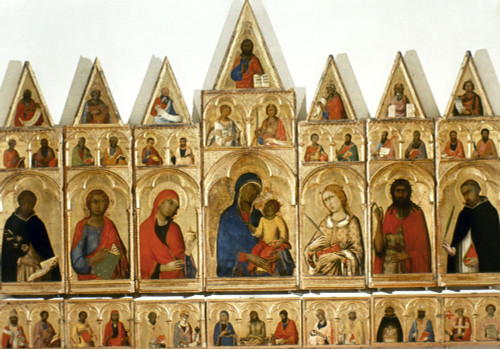 Martini: Statesman, C1315. /Nwood Panel, C1315, By Simone Martini. Poster Print by Granger Collection - Item # VARGRC0047635