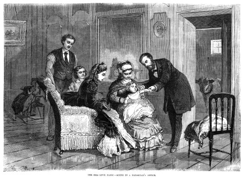 Smallpox Vaccine, 1871. /Nan Upper Class Family Receiving The Smallpox Vaccine, 1871. Poster Print by Granger Collection - Item # VARGRC0370153 Smallpox Vaccine, 1871. /Nan Upper Class Family Receiving The Smallpox Vaccine, 1871. Poster Print by Granger Collection - Item # VARGRC0370153