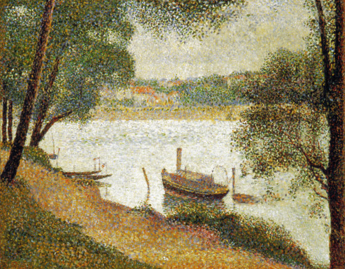 Seurat: Gray Weather. /Ngeorges Seurat: Gray Weather, Grand Jatte. Oil On Canvas, C1888. Poster Print by Granger Collection - Item # VARGRC0023452