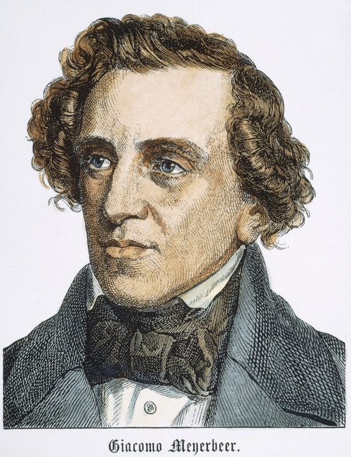 Giacomo Meyerbeer /N(1791-1864). German Composer: Line Engraving, German, 19Th Century. Poster Print by Granger Collection - Item # VARGRC0054529