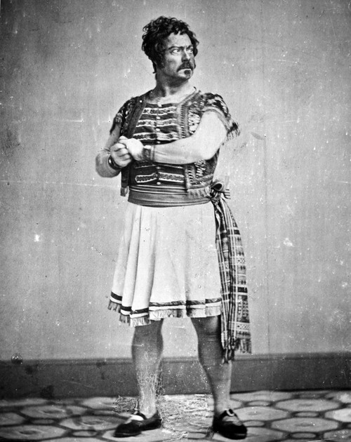 Edwin Forrest (1806-1872). /Namerican Actor. Photographed In The Role Of Coriolanus By Mathew Brady. Poster Print by Granger Collection - Item # VARGRC0046183
