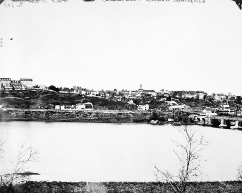 Washington, D.C., 1865. /Ngeorgetown, Washington, D.C., Photographed From Virginia Across The Potomac River, November 1865. Poster Print by Granger Collection - Item # VARGRC0092503