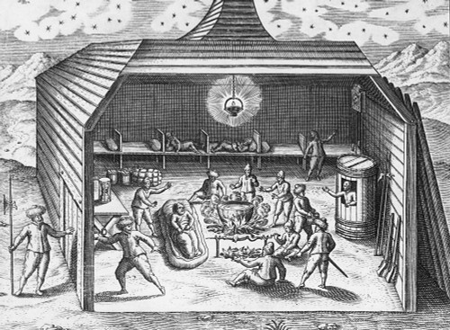 Barents Expedition Wintering in Arctic, 1596 Poster Print by Science Source - Item # VARSCIBX1001
