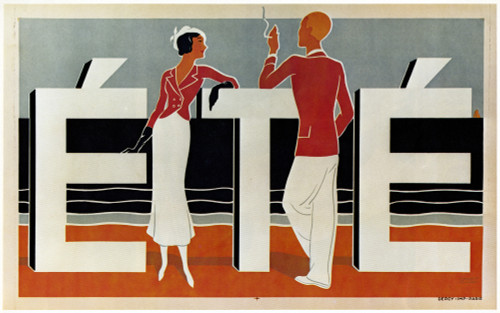 Poster: Summer, C1925. /Nlithograph By Caddy, C1925. Poster Print by Granger Collection - Item # VARGRC0526661