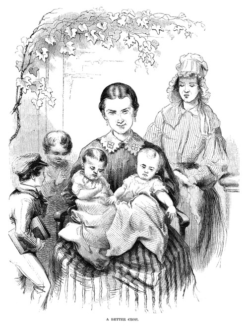 Mother And Twins, C1875. /Nwood Engraving, American, C1875. Poster Print by Granger Collection - Item # VARGRC0092821 Mother And Twins, C1875. /Nwood Engraving, American, C1875. Poster Print by Granger Collection - Item # VARGRC0092821